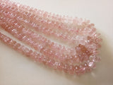 7-9mm Morganite Melon Beads, Morganite Carved Melon Beads, Natural Morganite