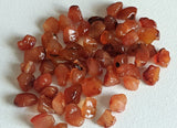 6-8 mm Carnelian Rough Stones, Raw Loose Carnelian Gemstones, Undrilled