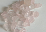 8-10 mm Rose Quartz Rough Stones, Raw Loose Rose Quartz Gemstones, Undrilled