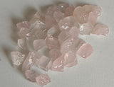 8-10 mm Rose Quartz Rough Stones, Raw Loose Rose Quartz Gemstones, Undrilled