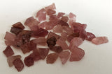 8-10 mm Strawberry Quartz Rough Stones, Raw Loose Quartz Gemstones, Undrilled