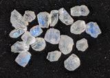 6-8 mm Rainbow Moonstone Rough Stones Raw Natural Loose Undrilled Gemstone