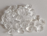 6-8 mm Crystal Quartz Rough Stones, Raw Loose Crystal Quartz Gemstone, Undrilled