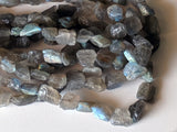 10-15 mm Labradorite Rough Polished Tumbles, Natural Loose Labradorite Beads