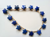 10 mm Lapis Lazuli Faceted Star Beads, Lapis Lazuli Star Shape Bead, Fancy