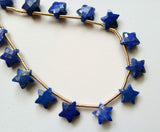 10 mm Lapis Lazuli Faceted Star Beads, Lapis Lazuli Star Shape Bead, Fancy