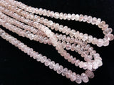 7-9mm Morganite Melon Beads, Morganite Carved Melon Beads, Natural Morganite