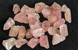 8-10 mm Strawberry Quartz Rough Stones, Raw Loose Quartz Gemstones, Undrilled