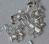 Clear/White Baguette Diamond, Rare 1.5-2 mm MELEE Diamond (2Pcs-5Pcs)-PDD478