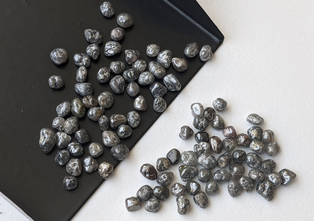Raw Grey Diamond, Natural River Diamond for Jewelry (1Ct To 5Ct)
