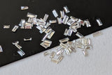 Clear/White Baguette Diamond, Rare 1.5-2 mm MELEE Diamond (2Pcs-5Pcs)-PDD478