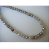 3mm Gray Diamond Faceted Beads, Rough Diamonds, Natural Diamonds