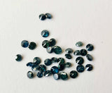 3-3.1 mm Blue Brilliant Cut Facet Round Shape Diamond Loose Sparkling Solitaire