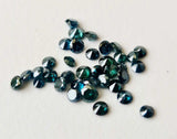 3-3.1 mm Blue Brilliant Cut Facet Round Shape Diamond Loose Sparkling Solitaire