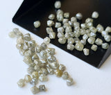 2.5-5mm Grey Raw Diamond Crystals Mined Sparkly For Jewelry (1CT To 25CTS)