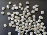 2.5-5mm Grey Raw Diamond Crystals Mined Sparkly For Jewelry (1CT To 25CTS)