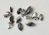 1.5x3mm-2.5x5mm Salt And Pepper Marquise Diamond For Jewelry(2Pcs-4Pcs Option)