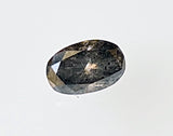 3.6x5.6mm Salt And Pepper Oval Diamond Loose Double Cut Oval For Jewelry