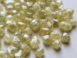 4-6mm Yellow Raw Diamond Crystal  Loose Diamond Crystal For Jewelry (1Pc To 5Pc)