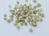 2.5-5mm Yellow Raw Crystals Diamond  Natural For Jewelry (1CT To 10CTS Option)