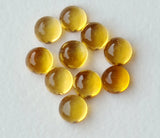 3mm Citrine Cabochons Tiny Calibrated Citrine Plain Smooth Round Loose Citrine