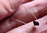 4.5mm Black DrilledBrilliant Cut Diamond Charm For Jewelry, Chain It And Wear It
