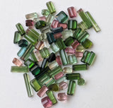 4-12mm Multi Tourmaline Baguette Cut Stone, Sparkling Multi Tourmaline Faceted