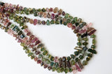 5-8mm Rare Tourmaline Rough Beads, Designer Multi Color Tourmaline Rough Nuggets