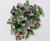 4-12mm Multi Tourmaline Baguette Cut Stone, Sparkling Multi Tourmaline Faceted