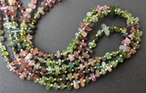 5-8mm Rare Tourmaline Rough Beads, Designer Multi Color Tourmaline Rough Nuggets