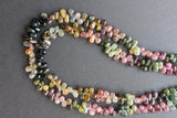 5x4 mm-7x4 mm Multi Tourmaline Plain Tear Drop Beads, Natural Tourmaline Smooth