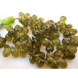 4x6 mm-6x8 mm Vesuvianite Tear Drops, Vessonite Micro Faceted Tear Drop Beads