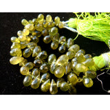 4x6 mm-6x8 mm Vesuvianite Tear Drops, Vessonite Micro Faceted Tear Drop Beads