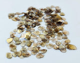 4-7mm Brown Diamond Slice, Brown Faceted Diamond Slice, Diamond Polki Slice
