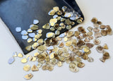 4-7mm Brown Diamond Slice, Brown Faceted Diamond Slice, Diamond Polki Slice
