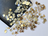 4-7mm Brown Diamond Slice, Brown Faceted Diamond Slice, Diamond Polki Slice