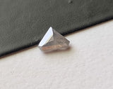 5x3.5mm Grey White Fancy Trillion Shield Shape Rose Cut Diamond 0.22 Cts