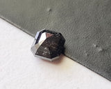 4.6x4.4mm Salt And Pepper Asscher Shaped Faceted  Diamond Cabochon   For Ring