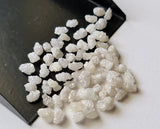 4-6mm White Rough Diamond, Natural White Raw Diamond For Jewelry (5Pcs To 10Pcs)