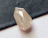 Rare Light Gray OOAK Rose Cut Shield Shaped Diamond, 0.78 Ct 6.5x4.1mm-PPD982