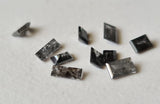 5x1.9 - 3.3x2.2mm Clear Black Salt And Pepper Baguette Diamond For Pendant