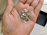 2-4mm White Gray Diamond Slices Natural White Gray Rough Diamond Slices