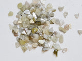 2-4mm White Gray Diamond Slices Natural White Gray Rough Diamond Slices