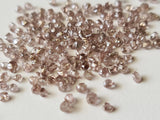 2.5-3mm Pink Raw Diamond Crystal Natural Smooth Earth Mined Sparkly Loose Diamond