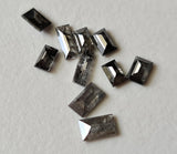 5x1.9 - 3.3x2.2mm Clear Black Salt And Pepper Baguette Diamond For Pendant