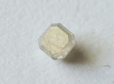 Light Gray Emerald Shape Diamond, Rare 0.50 Ct 4.1x3.9mm Rose Cut Diamond-PPKJ41