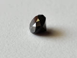 5.2mm Black Round Brilliant Cut Diamond 0.6Ct Black Solitaire Diamond