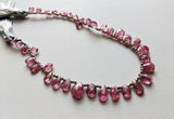 3.7x5-5.5x8mm Pink Tourmaline Faceted Pear Beads, Pink Tourmaline Faceted Gems