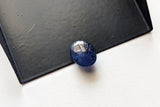 11.5x9.2mm Blue Sapphire Plain Oval Gem, Loose Sapphire Lot 6.3 Cts Glass Filled