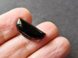 18.3mmx8.4mm Rare Green Tourmaline, OOAK Green Tourmaline Plain Smooth